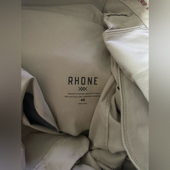 Rhone Commuter Pants in Khaki Tan Men’s Size 40 - Picture 4 of 5